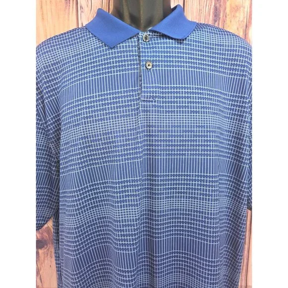 Nike Dri-Fit Mens Blue Polo Shirt Large - Picture 3 of 7